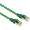 CAT6A F/FTP LSOH 1M GREEN PATCH CORD