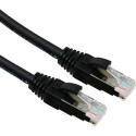 CAT6A 1M FFTP LSOH PATCH CORD BLACK