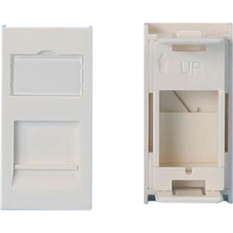 FLAT 22.5X45MM SHUTTER 1-PORT