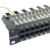 VOICE 25PORT RJ45 PATCH PANEL 1U 3PR BK