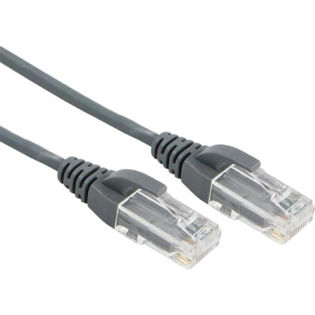 CAT6 3M UTP LSOH MINI PATCH CORD GREY