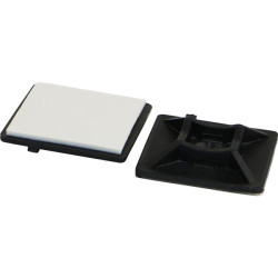 SELF ADHESIVE CABLE TIE BLACK PK 100