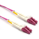 OM4 LC-LC DX PACH CORD 50/125 1M VIOLET