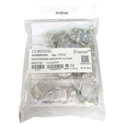 RJ45 K6A STP JACK,(8ST) 3 CABLE ENTRIES