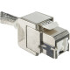 RJ45 K6A STP JACK,STRAIGHT ENTRY 8pcs