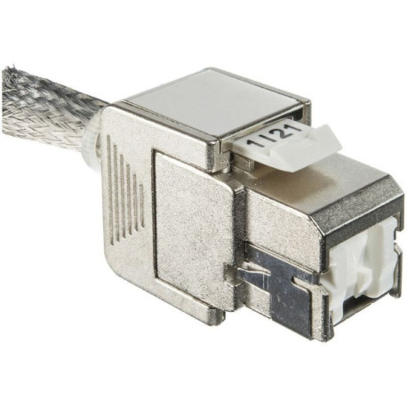 RJ45 K6A STP JACK,STRAIGHT ENTRY 8pcs