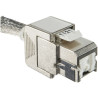 RJ45 K6A STP JACK,STRAIGHT ENTRY 8pcs