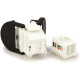 RJ45 K6 Jack, UTP,3 way entry, bag of 8
