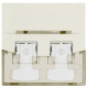 RJ45 STR.FPL.45x45 2XK6/K5E