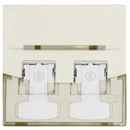RJ45 STR.FPL.45x45 2XK6/K5E