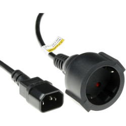 POWERCORD C14-CEE7/7 FEM 0.60M