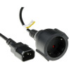 POWERCORD C14-CEE7/7 FEM 0.60M