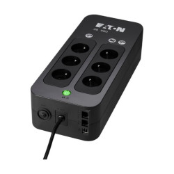 Eaton 3S UPS 550VA/330W : 2 x USB : Sort