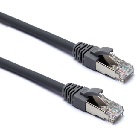 EXCEL CAT6A 2M S/FTP PATCH LEAD GREY