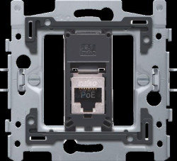 1 RJ45 STP CAT6 POE, 60x71, CLAW