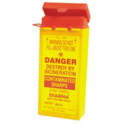 FIBRE OPTIC DISPOSAL BIN 600ML