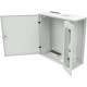WALL RACK 4U - GLASS DOOR GREY