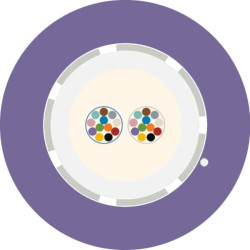 OM4 Loose Tube 50/125µm 24F Cca Violet