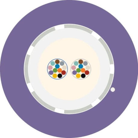 OM4 Loose Tube 50/125µm 24F Cca Violet