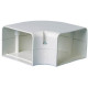 SPEEDIDUCT coude plat 90° 105mm blanc