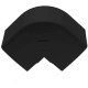 CLIMCLICK Coude extérieur 110mm 90° noir