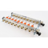 Collecteur prémonté 1'' 9 circuits  inox