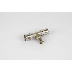 Raccord à sertir pièce T Ø26 x 16 x 26mm