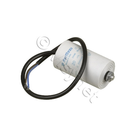 Condensateur avec fil 20µF 450V