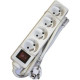 AC Power strip 4x10/16A + 3m cord + swit