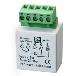 Minuterie encastré 2000W, 10A