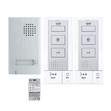 Kit de parlophonie, 1 bouton,interphonie