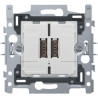 Chargeur USB socle 60./71 avec griffes
