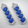 SET 2X REGLETTE MULTI 4*16A/230V 2P+T