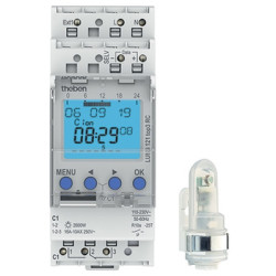 Interrupteur crépusculaire + horloge cel