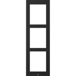 2N® IP Verso - Frame 3 modules - black