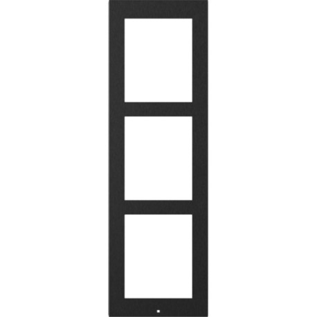 2N® IP Verso - Frame 3 modules - black