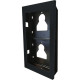 CADRE ENCASTRABLE 2 MODULES ULTRA, NOIR