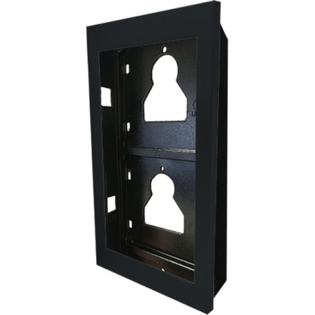CADRE ENCASTRABLE 2 MODULES ULTRA, NOIR