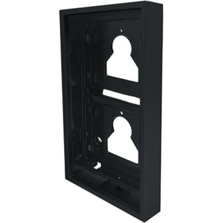 BOÎTIER EN SAILLIE 2 MODULES ULTRA, NOIR