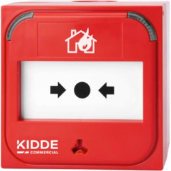 Bouton pous. conv rouge, int 560 Ohm