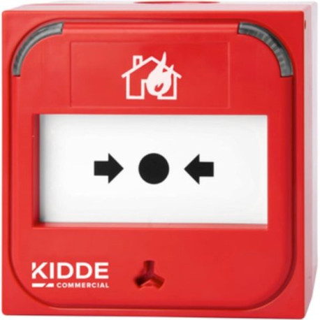 Bouton pous. conv rouge, int 560 Ohm