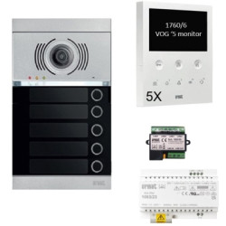 Kit vidéo 5 appartements préprogrammé