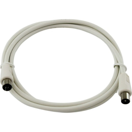 Câble de connexion IEC 1,5m blanc