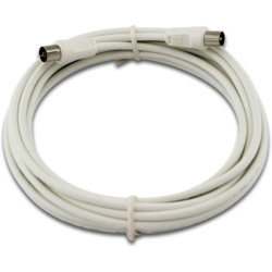 Câble de connexion IEC 5m blanc