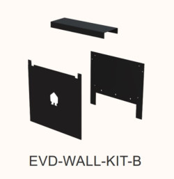 EV Dual Wall plate kit Black