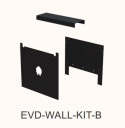 EV Dual Wall plate kit Black