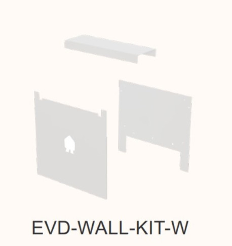 EV Dual Wall plate kit White