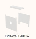 EV Dual Wall plate kit White