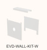 EV Dual Wall plate kit White