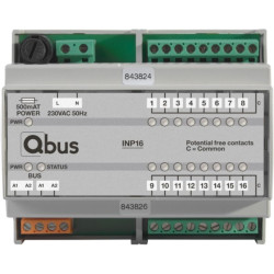 Module d'entrée DIN RAIL (16x externe -